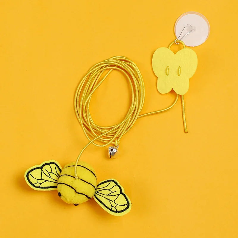 Hanging Feather Wand Toy for Cats