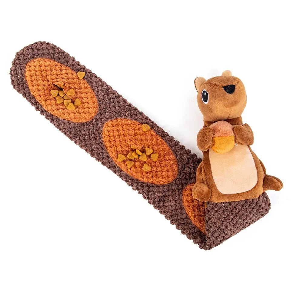 Squirrel Squeaky Snuffle Toy for Dogs