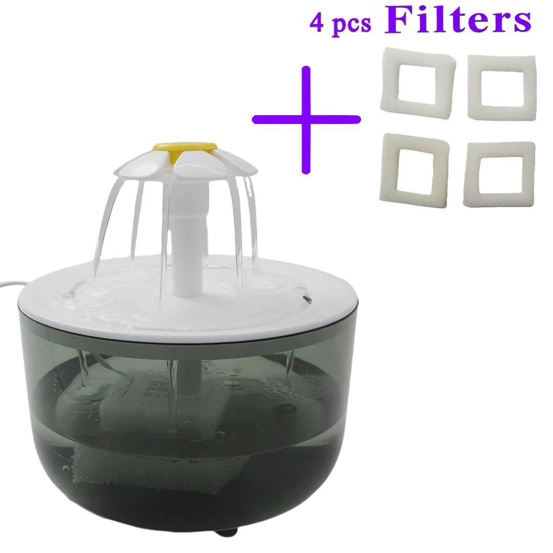 Pet Water Fountain with 4 Filters