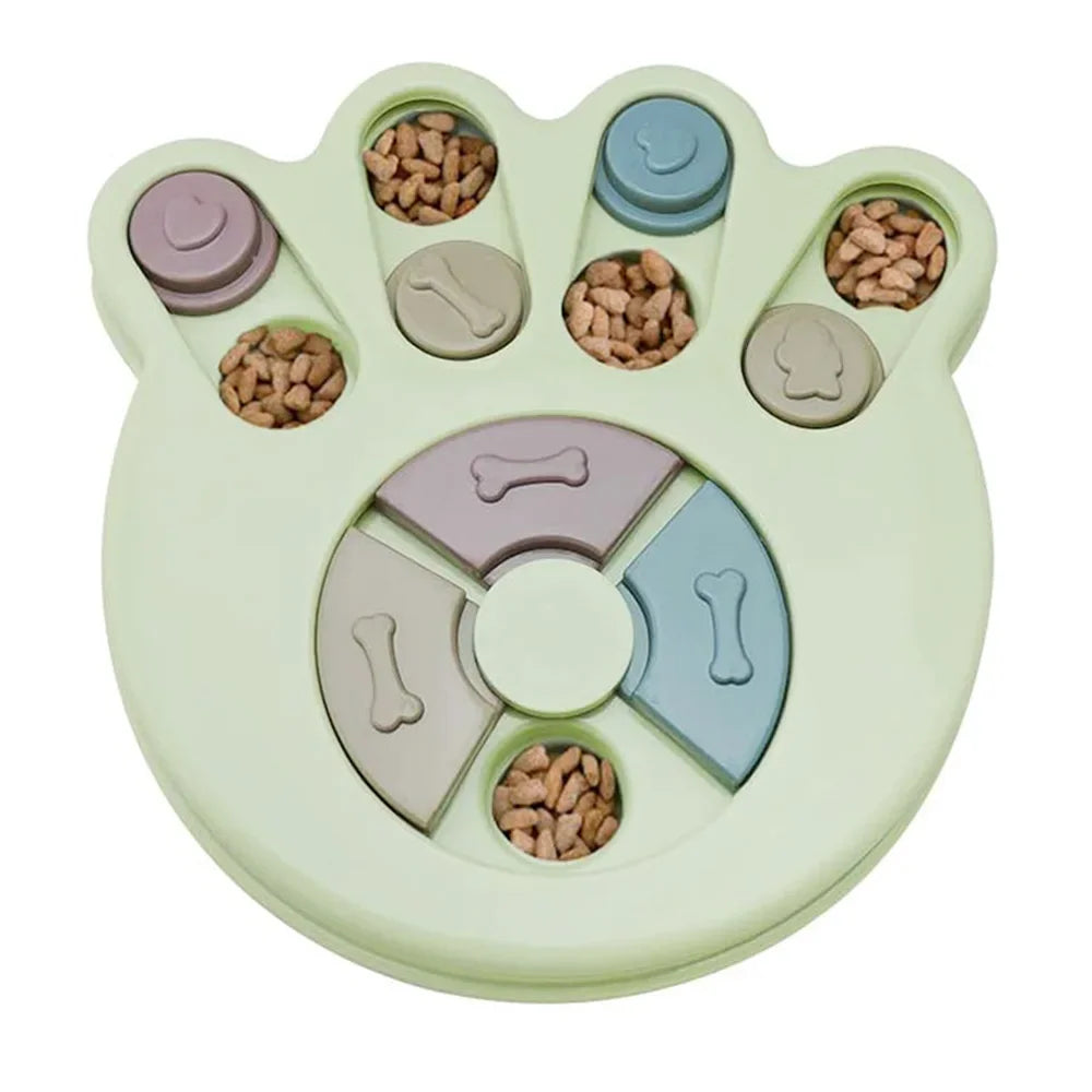 Slow Feeder Puzzle Bowl for Dogs & Cats
