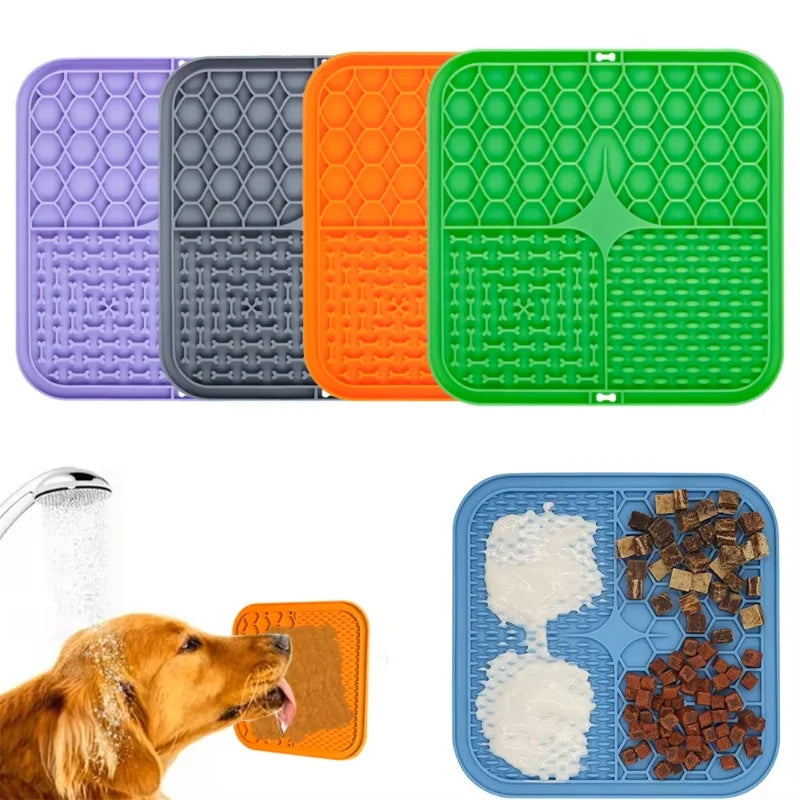 Pet Lick Silicone Mat Slow Feeder Dog / Cat