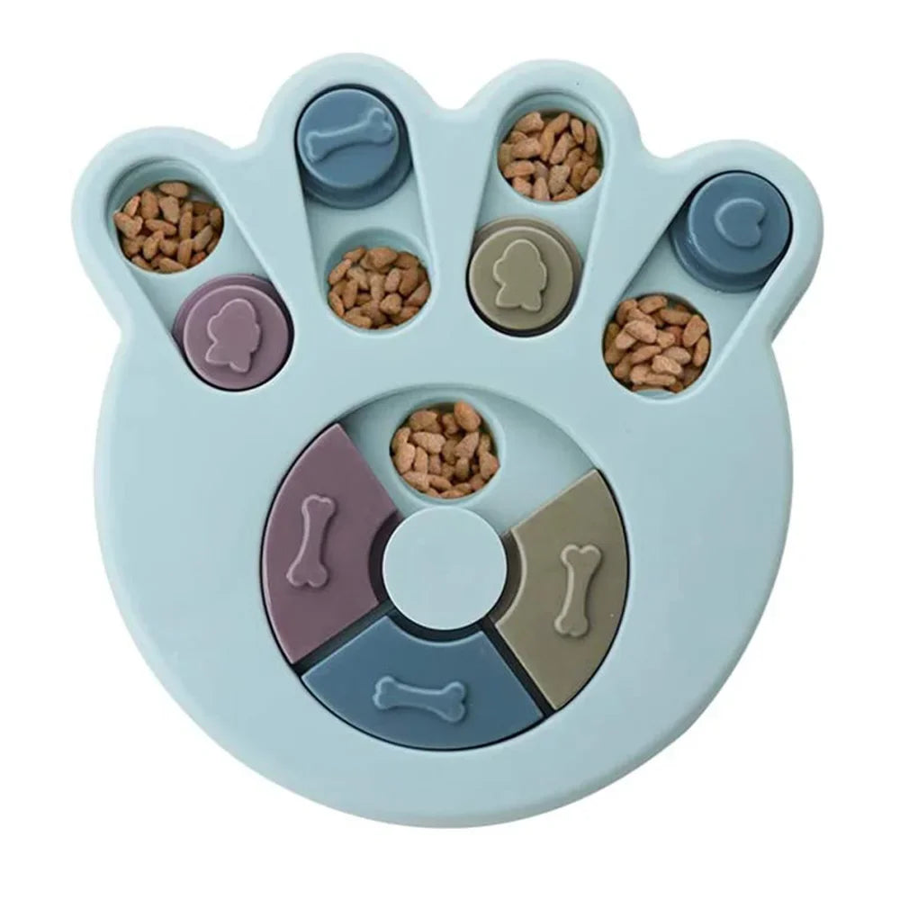 Slow Feeder Puzzle Bowl for Dogs & Cats