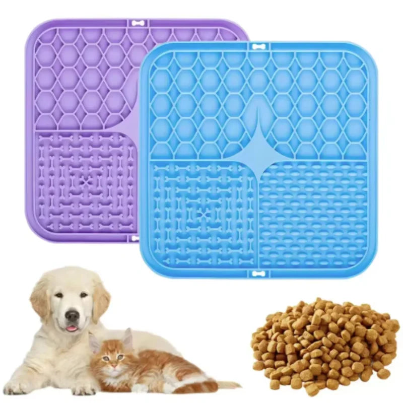 Pet Lick Silicone Mat Slow Feeder Dog / Cat