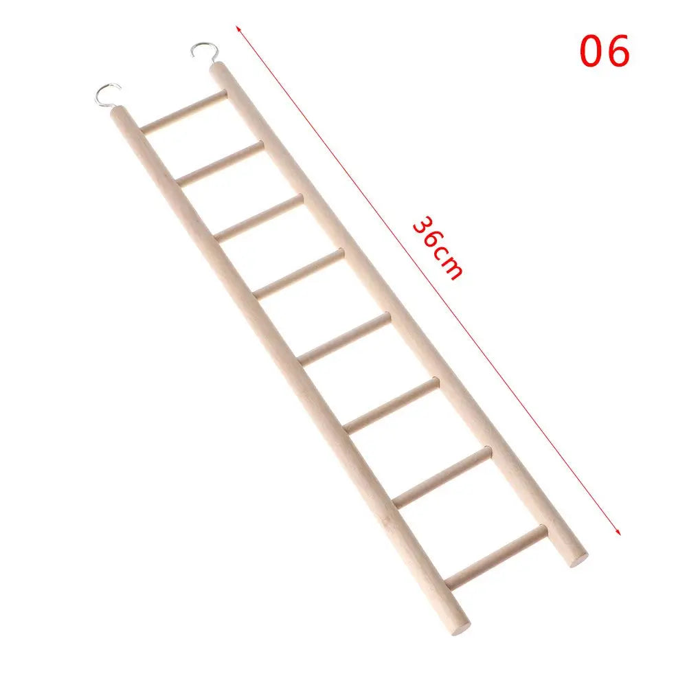 Wood Climbing Ladder for Bird Cages