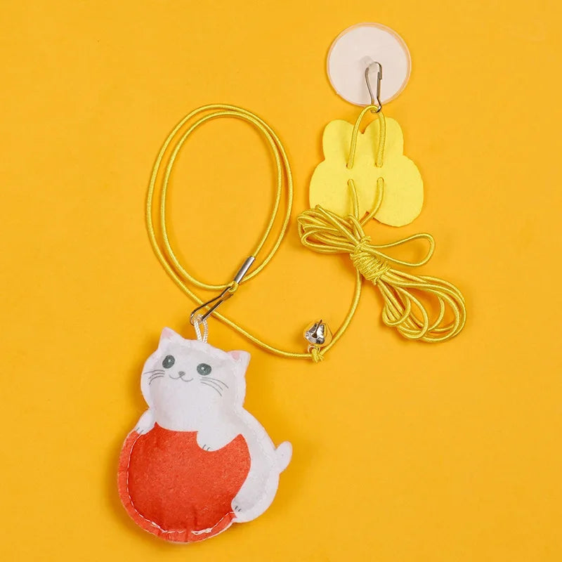 Hanging Feather Wand Toy for Cats