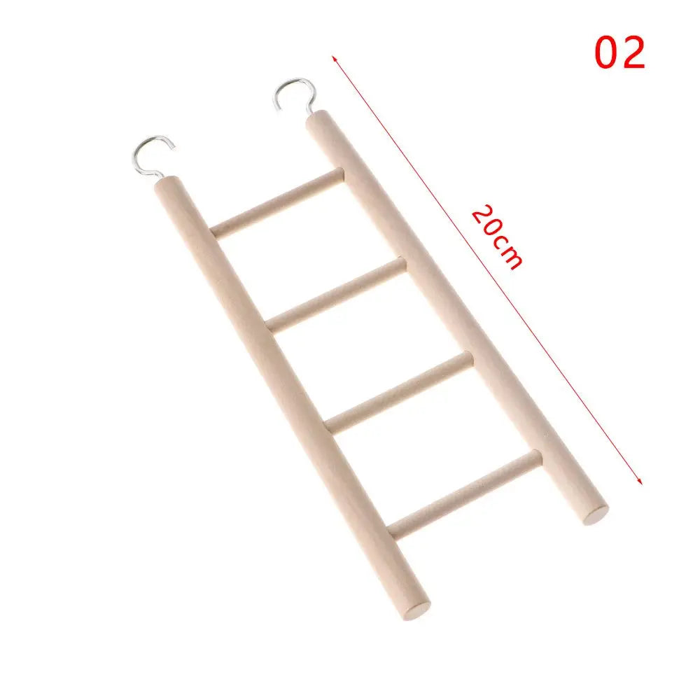 Wood Climbing Ladder for Bird Cages