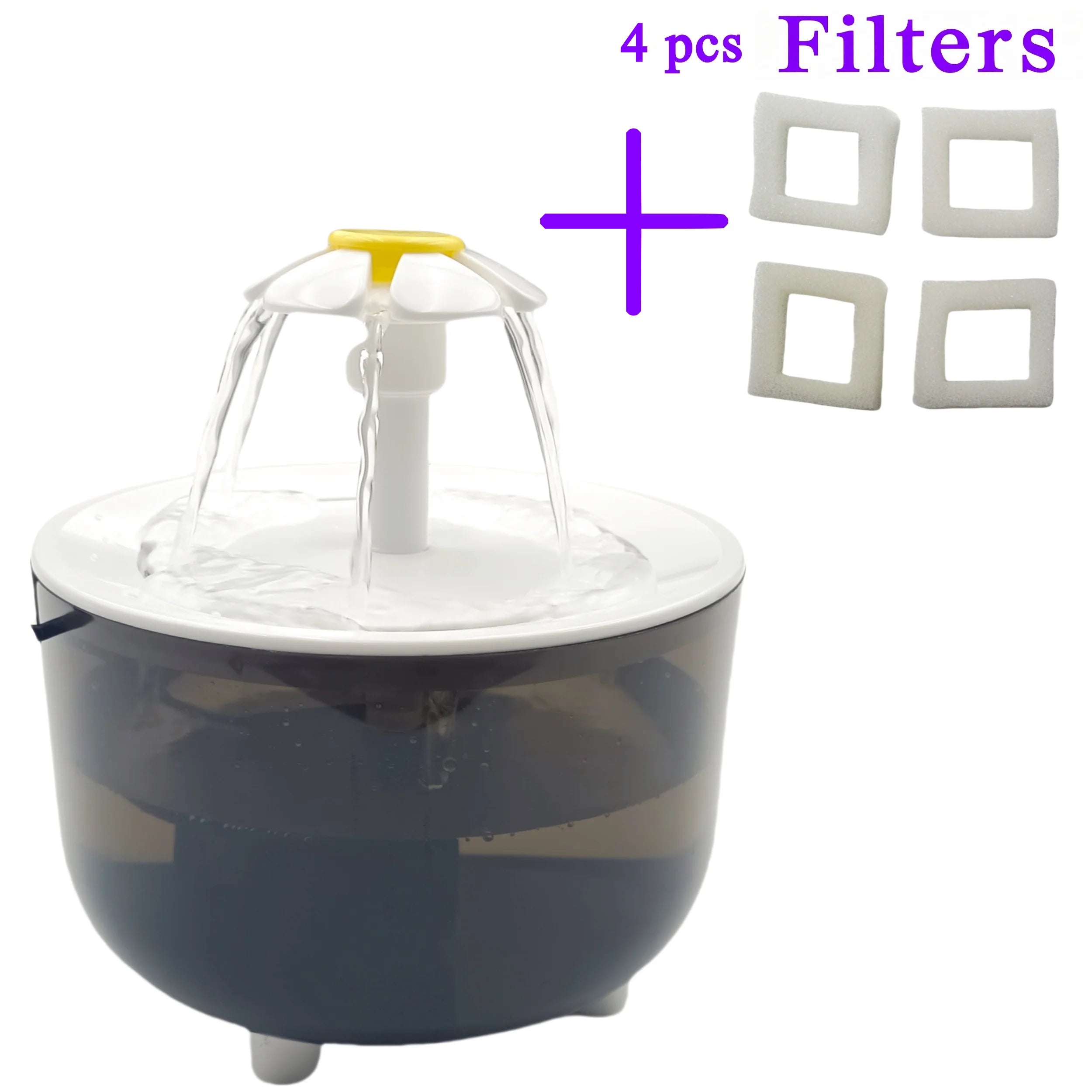 Pet Water Fountain with 4 Filters
