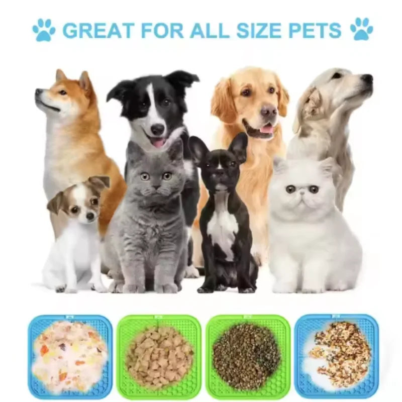 Pet Lick Silicone Mat Slow Feeder Dog / Cat