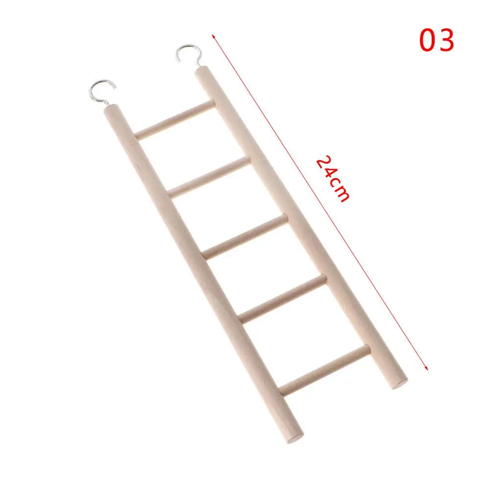 Wood Climbing Ladder for Bird Cages