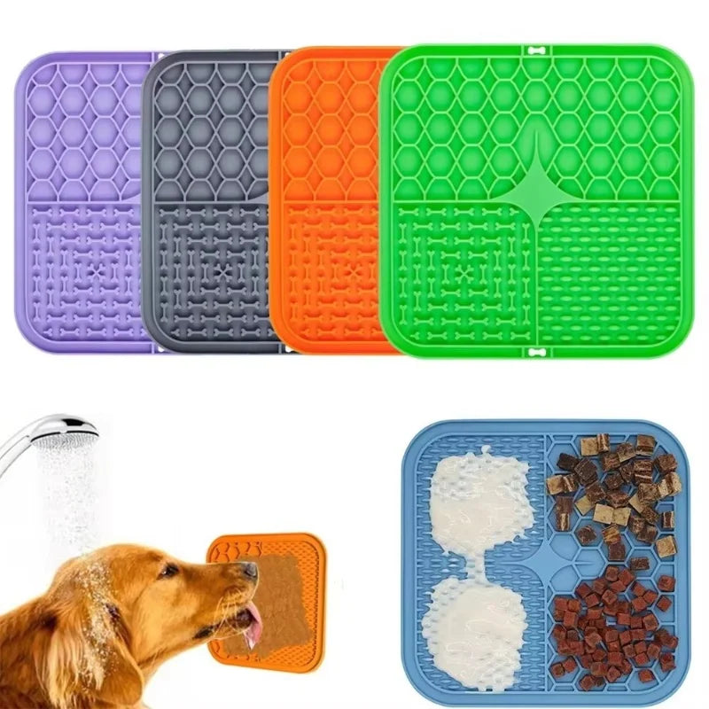 Pet Lick Silicone Mat Slow Feeder Dog / Cat