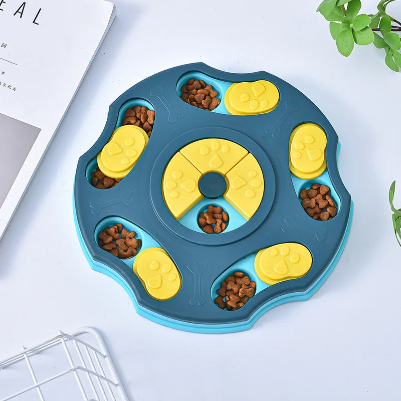 Slow Feeder Puzzle Bowl for Dogs & Cats