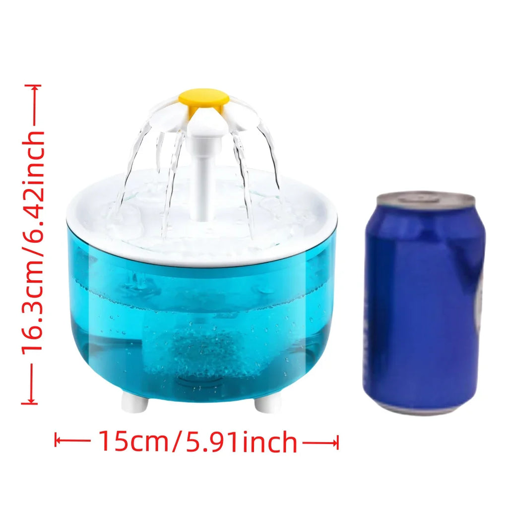 Pet Water Fountain with 4 Filters